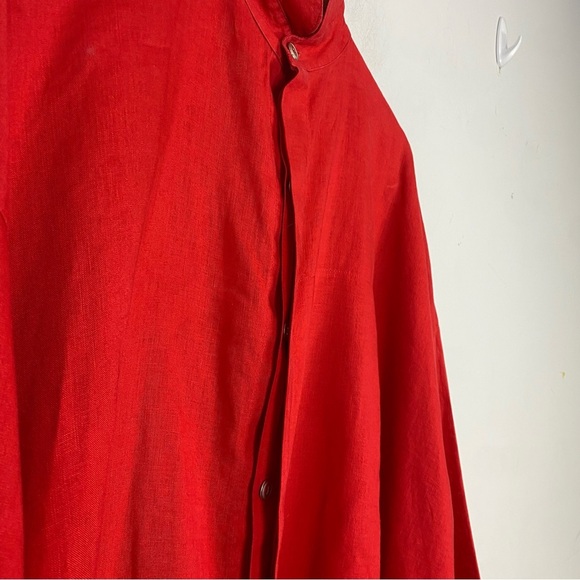 PLANET By Lauren G Linen Signature Shirt OS - Picture 5 of 10